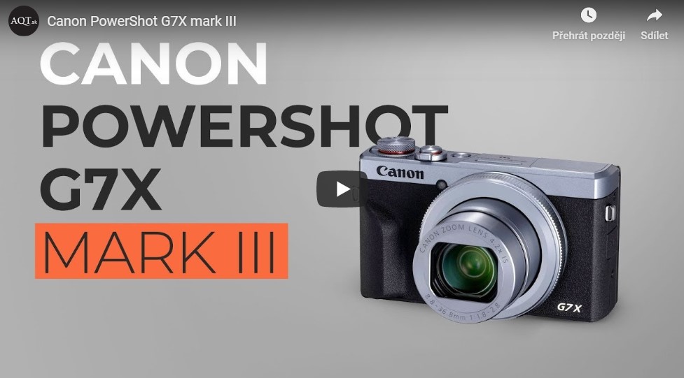 CANON POWERSHOT G7X MARK III